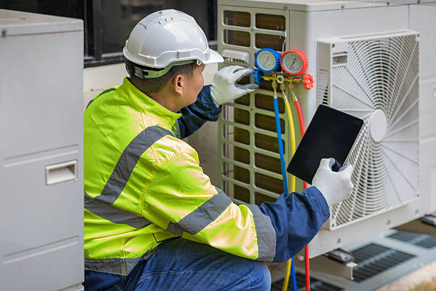 Professional Hvac technician working in Winamac, IN